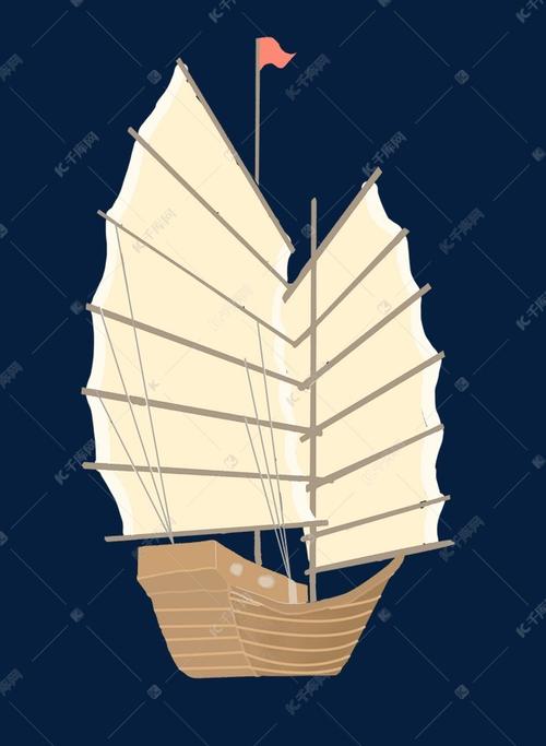 木质卡通帆船