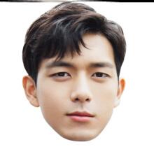 抖音同款人脸面罩面具彭于晏全脸头像邓伦易烊千玺口罩王嘉尔头套个性