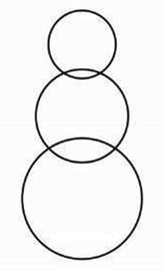 小学生画雪人的简笔画画法步骤