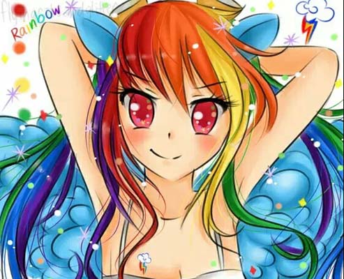 小马宝莉人化图片多点急用