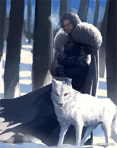 jon snow 和白灵
