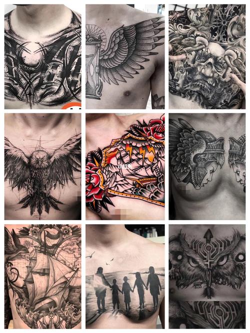 【前胸纹身男-2】看你们喜欢一次看过瘾_纹身_佛山攻略_纹身也清新_美