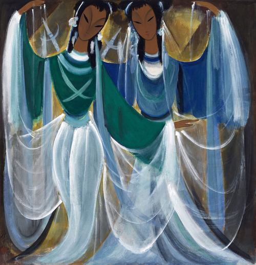 0289   林风眠  仕女