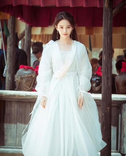 影视古装最美女明星大盘点之鞠婧祎,最美出场作《新白