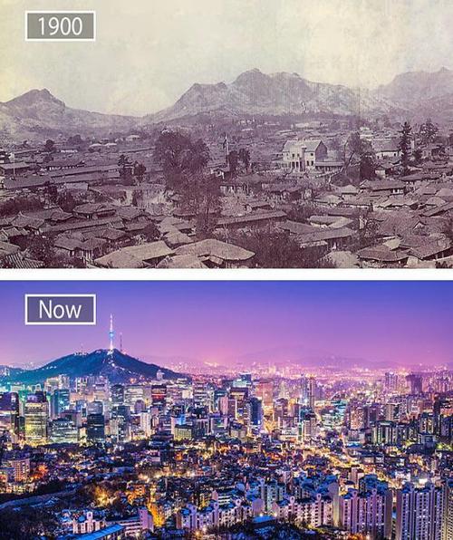 沧桑巨变全球10大百年来著名城市历史变迁对比照变化巨大