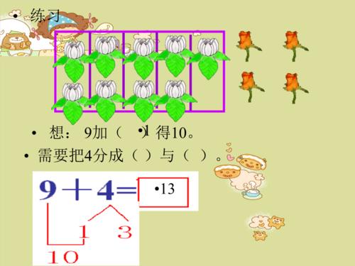 网站首页 海量文档 幼儿/小学教育 小学考试 一年级练习9(凑十法).