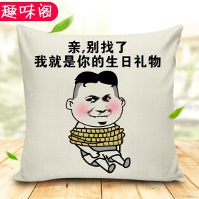 金馆长毕业抱枕玩偶玩具毛绒公仔娃娃情侣结婚生日礼物搞笑表情枕