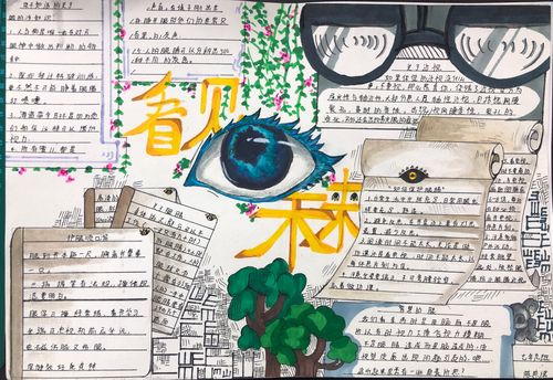 西飞二中"看见-未来"——保护视力主题手抄报线上展览