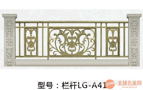 广东厂家直供定制铝艺欧式立柱扶手楼梯 湛江花件铝合金栏杆