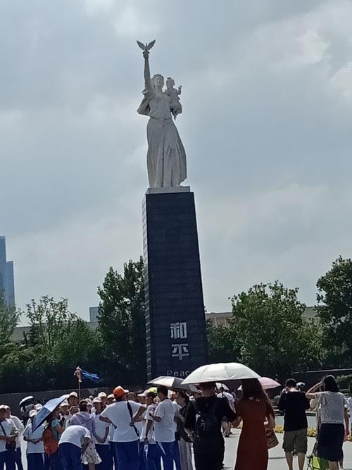 和平女神像,在南京大屠杀纪念馆里