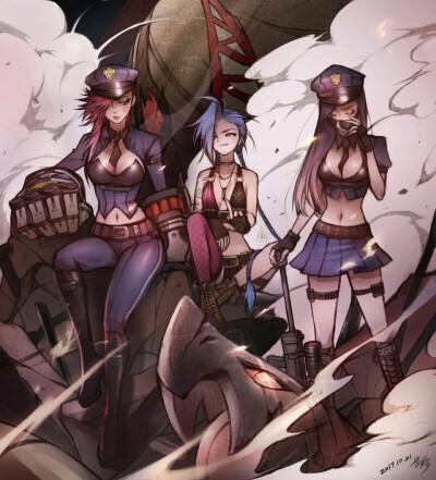 蔚x金克斯x凯特琳