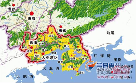 皇庭玛丽的城堡位于惠州市大亚湾经济技术开发区行政商务中心区
