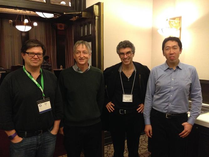 依次是(yann lecun,geoffrey hinton, yoshua bengio, andrew ng)