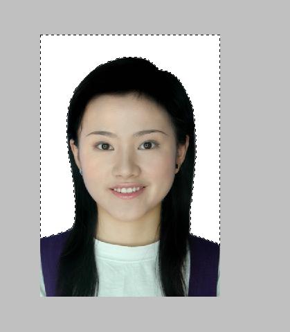 如何利用photoshop修改寸照片的背景颜色