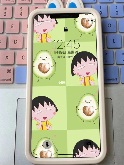 小丸子壁纸分享_壁纸_卡通_ins风_锁屏_治愈系_今日壁纸_素材_壁纸