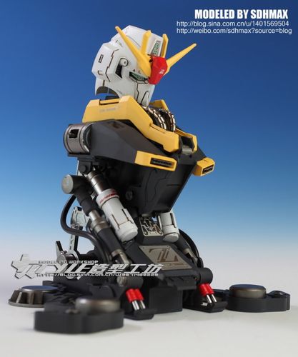 1:48z高达胸像成品