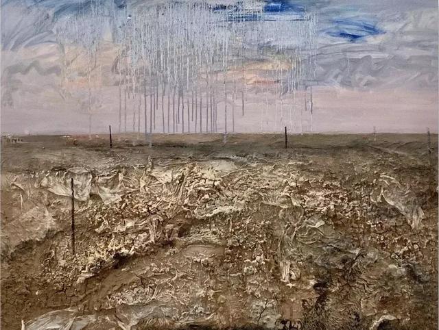 可变之间综合材料绘画作品展作品欣赏