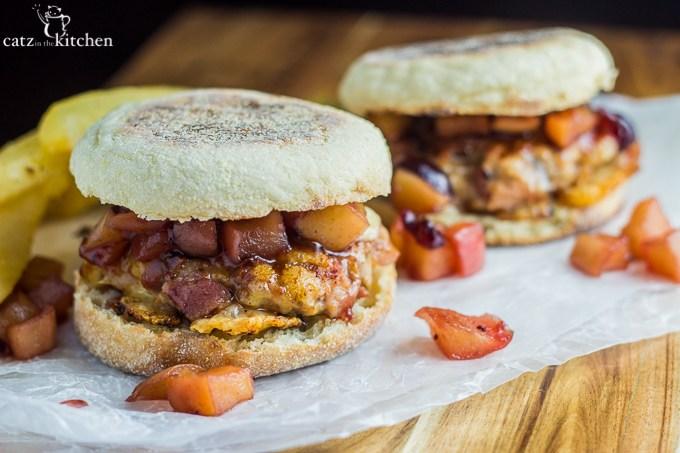 chicken cordon bleu burgers
