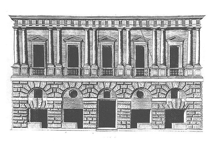 卢浮宫东立面的细节,设计灵感就是来自于文艺复兴时期的拉斐尔故居