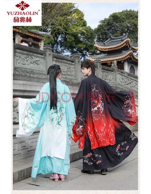 俞兆林^汉服情侣装 古风梦回千古~汉服男套装超仙正版原创情侣男士