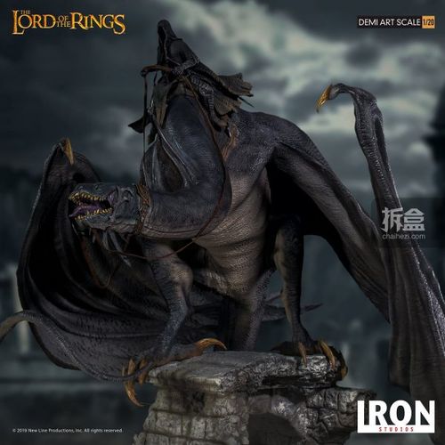 ironstudios指环王魔戒戒灵龙120场景雕像