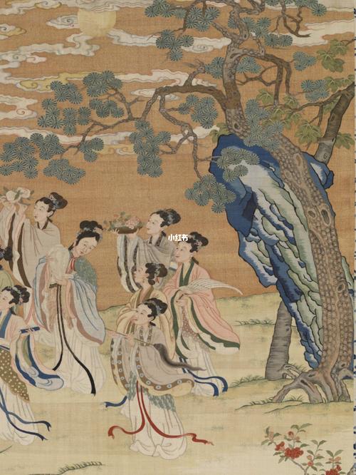 缂丝,群仙祝寿图_缂丝_文化_绘画