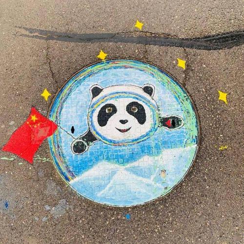 井盖涂鸦 遇建初印象_手机搜狐网