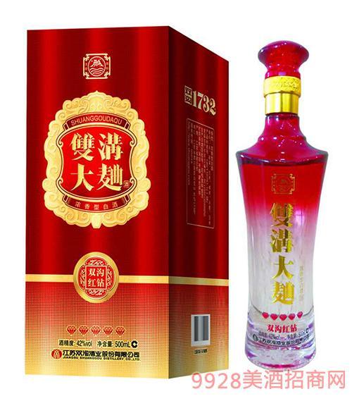 双沟大曲酒红钻42度500ml现全国招商,双沟大曲酒红钻42度500ml由德州