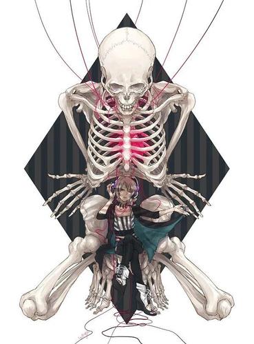 精选日本二次元动漫中带有精致骷髅头的高清美图手机
