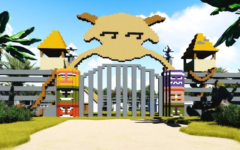 【minecraft】用mc还原喜羊羊与灰太狼~狼堡羊村!