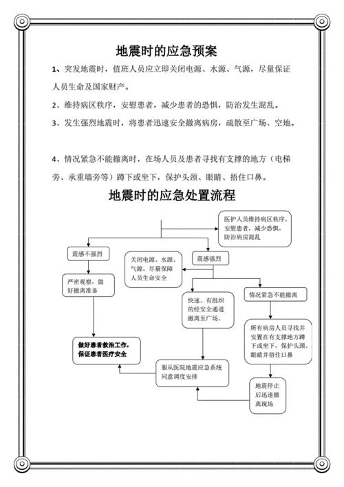 医院停水,停电,地震,火灾应急预案及处理程序流程图[示意].pdf 5页