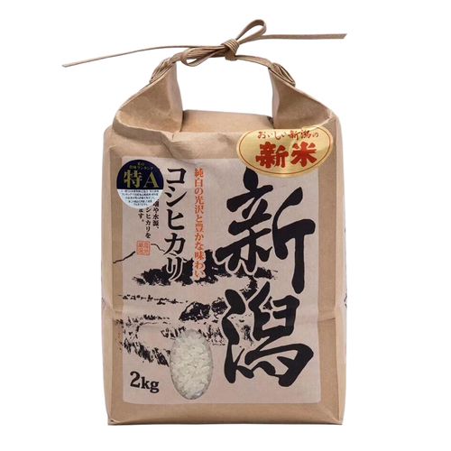 日本新泻大米 5kg 原装进口 鱼沼大米越光米寿司 米淡