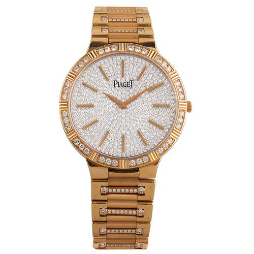 二手95新伯爵手表男表珠宝腕表系列g0a37054手动机械