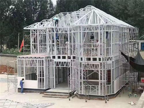 轻钢房屋龙骨架 别墅钢架轻钢龙骨