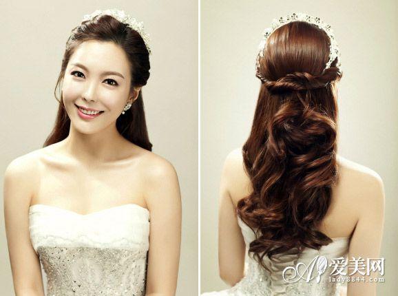 韩式纯美的新娘发型 散发优雅迷人气质