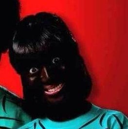 卡通黑人情侣头像男生