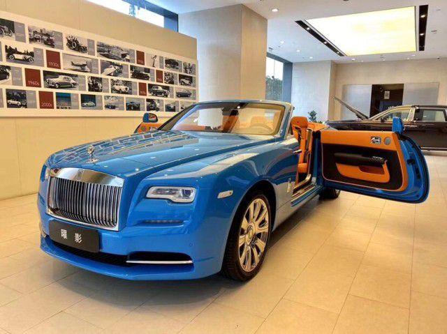 劳斯莱斯敞篷曜影 软顶超跑天花板车型