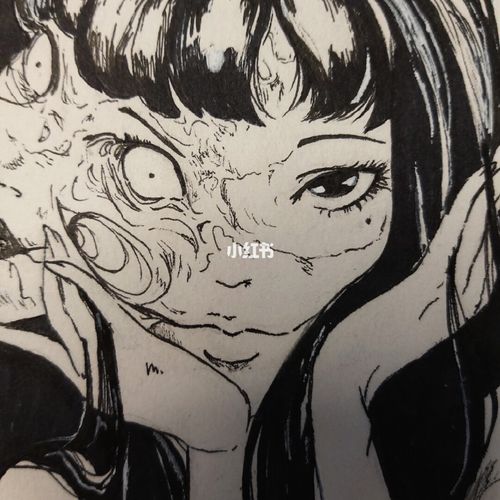 手绘富江.后附教程_手绘_文化_绘画