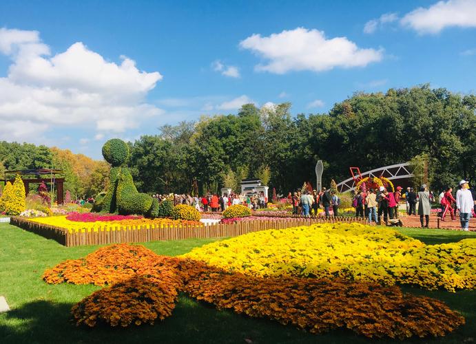 上海共青森林公园秋景