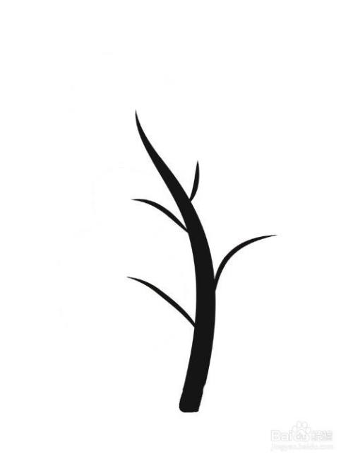 儿童彩色简笔画-卡通彩色树木的简笔画法