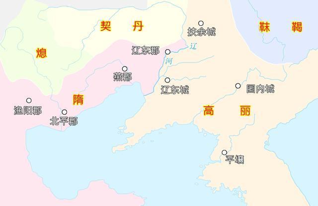 隋军渡过辽河,围攻辽东城(今辽宁辽阳),高丽守军快支撑不住时就诈称"