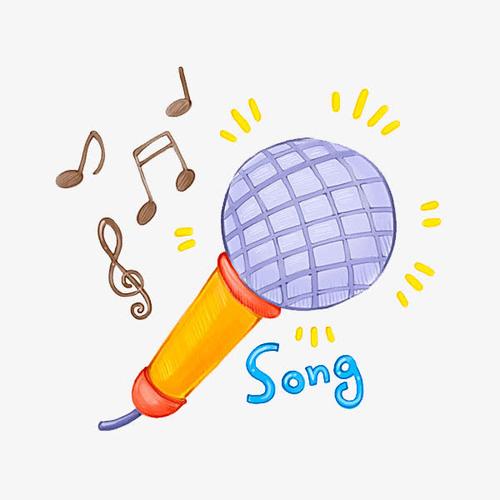 卡通小话筒免抠素材免费下载_觅元素51yuansu.com