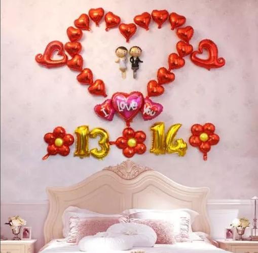 气球布置婚房,你布置对了吗,原来气球这样布置才好看!