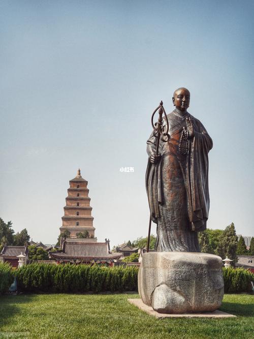 西安大雁塔内_手工制作_鎏金_雕塑_菩提_慈禧太后_五一去哪玩_出行