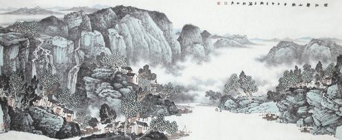 画家张树立 山水作品赏析