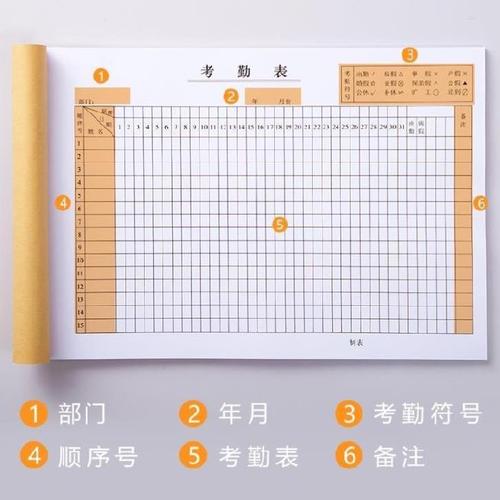 签到学员报表31天临时工考勤出勤表大格报表