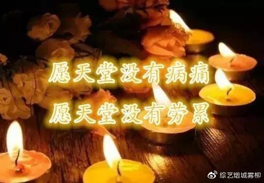 今日清明节,为天堂的故亲点燃一段心香,愿天上人间共安好