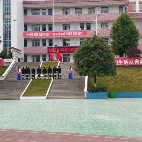 龙广二中第七届运动会八(7)班运动会留影