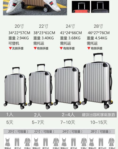 拉杆箱万向轮20寸登机旅行箱24寸男女行李箱密码箱22/28寸皮箱子
