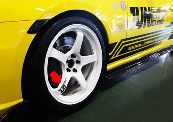 advan racing gt 轮毂轮圈车贴纸改装轮毂车贴纸耐高温车贴纸贴花